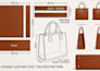 create handbag tech pack ready for manufacturing, tote bag tech pack leather bag